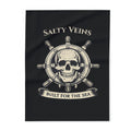 Salty Veins Arctic Fleece Blanket — Nautical Skull Fleece Blanket