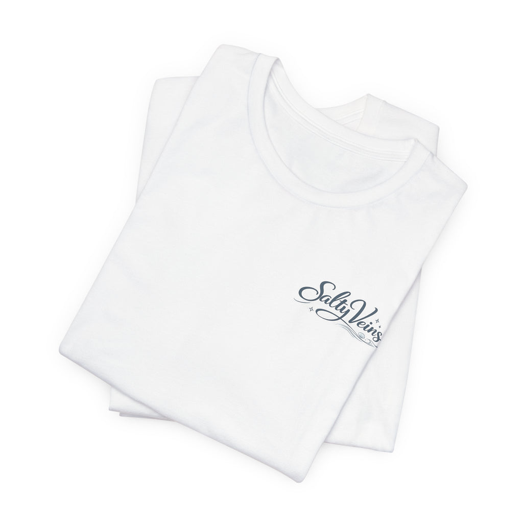 Salty Veins Beach Tee — Surf Graphic Short Sleeve Tee