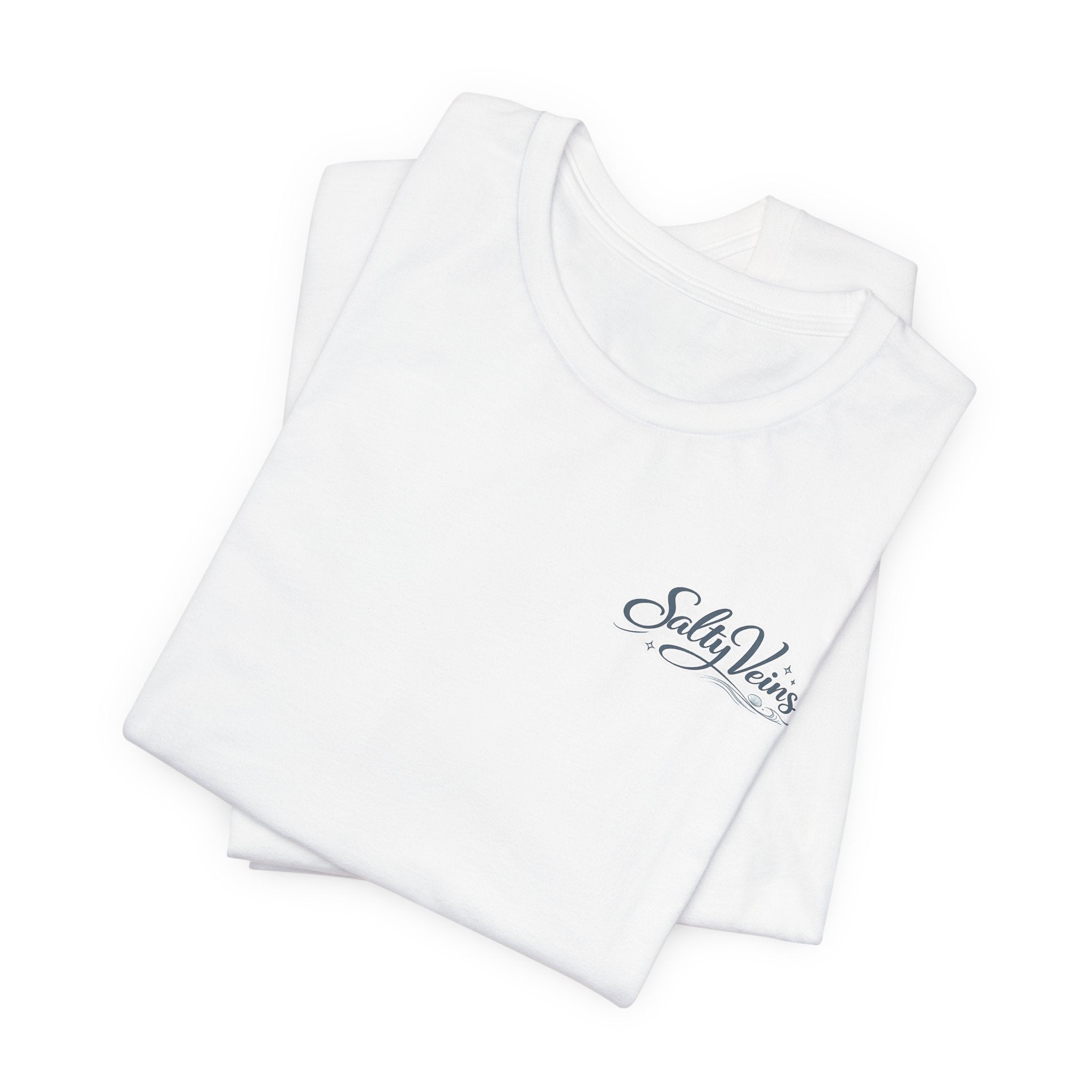 Salty Veins Beach Tee — Surf Graphic Short Sleeve Tee