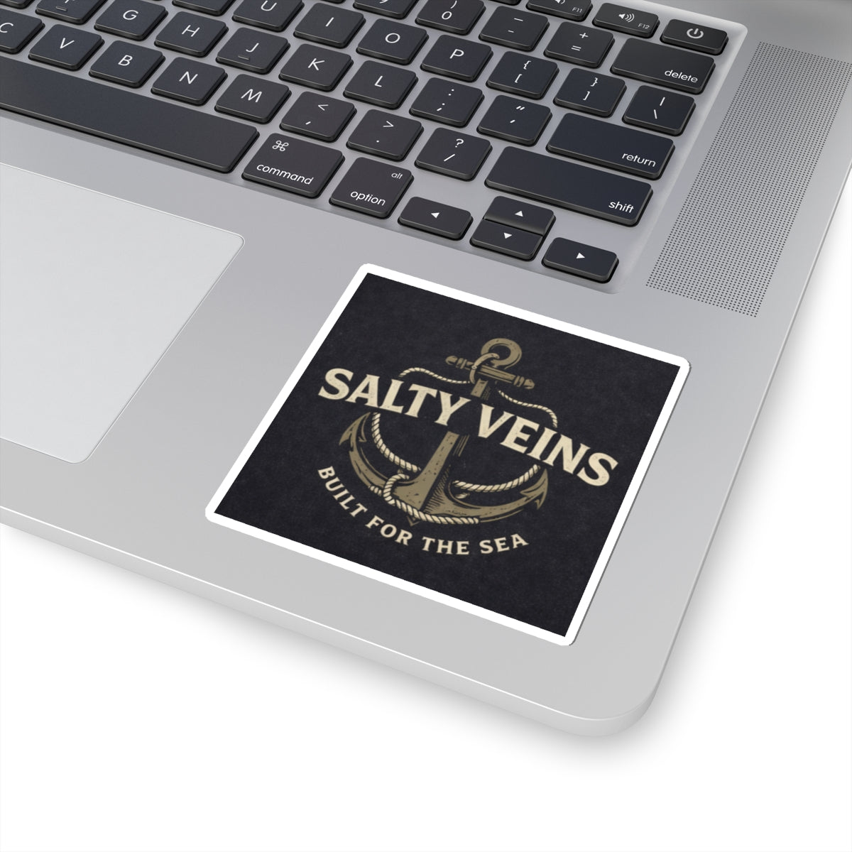 Salty Veins Sticker — "Built for the Sea" Kiss-Cut Vinyl
