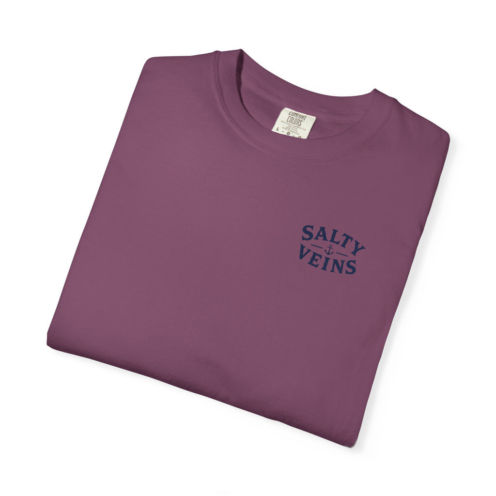Salty Veins Off the Clock Tee