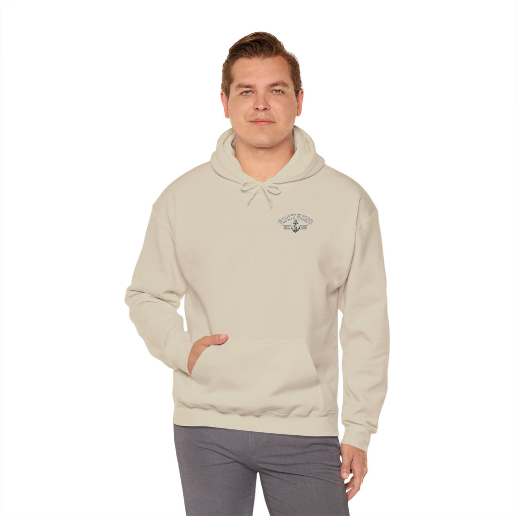 Salty Veins Support Local Fishermen Hoodie