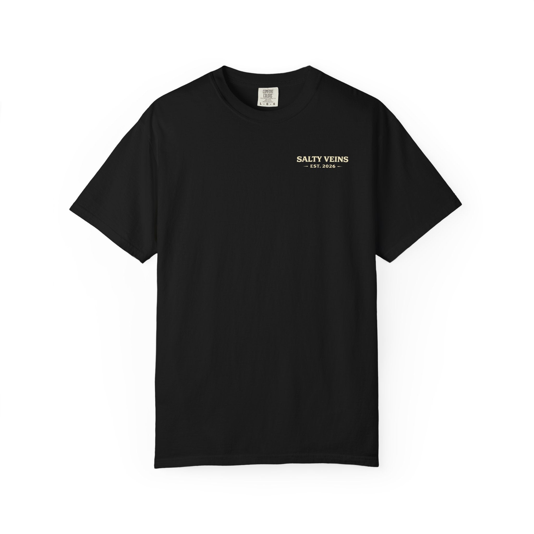 Salty Veins Guided by the Sea Lighthouse Tee