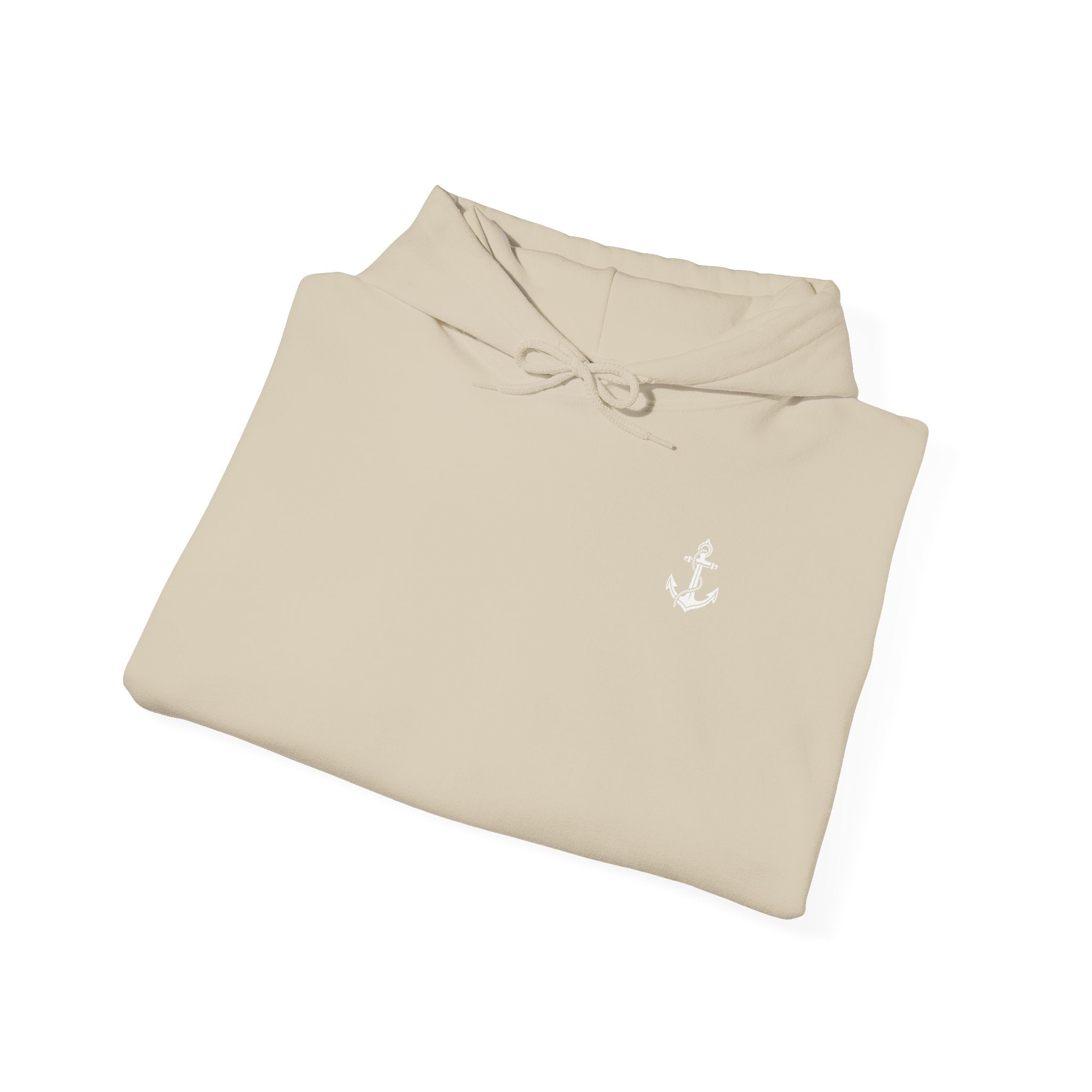 Sweat à capuche Salty Veins F/V — Sweat-shirt à capuche illustré « FV Harvest Moon » (bateau de pêche)