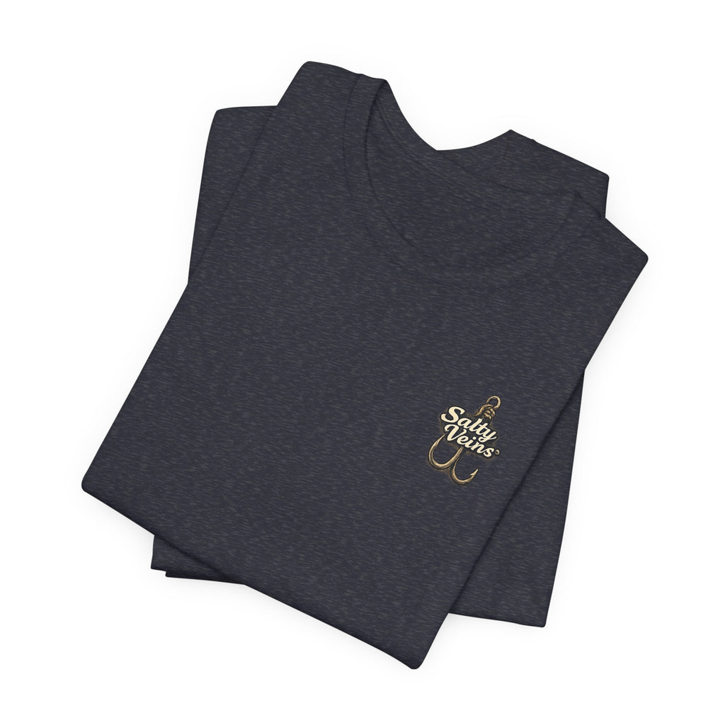 Salty Veins Hooked on the Salt Beach House Tee