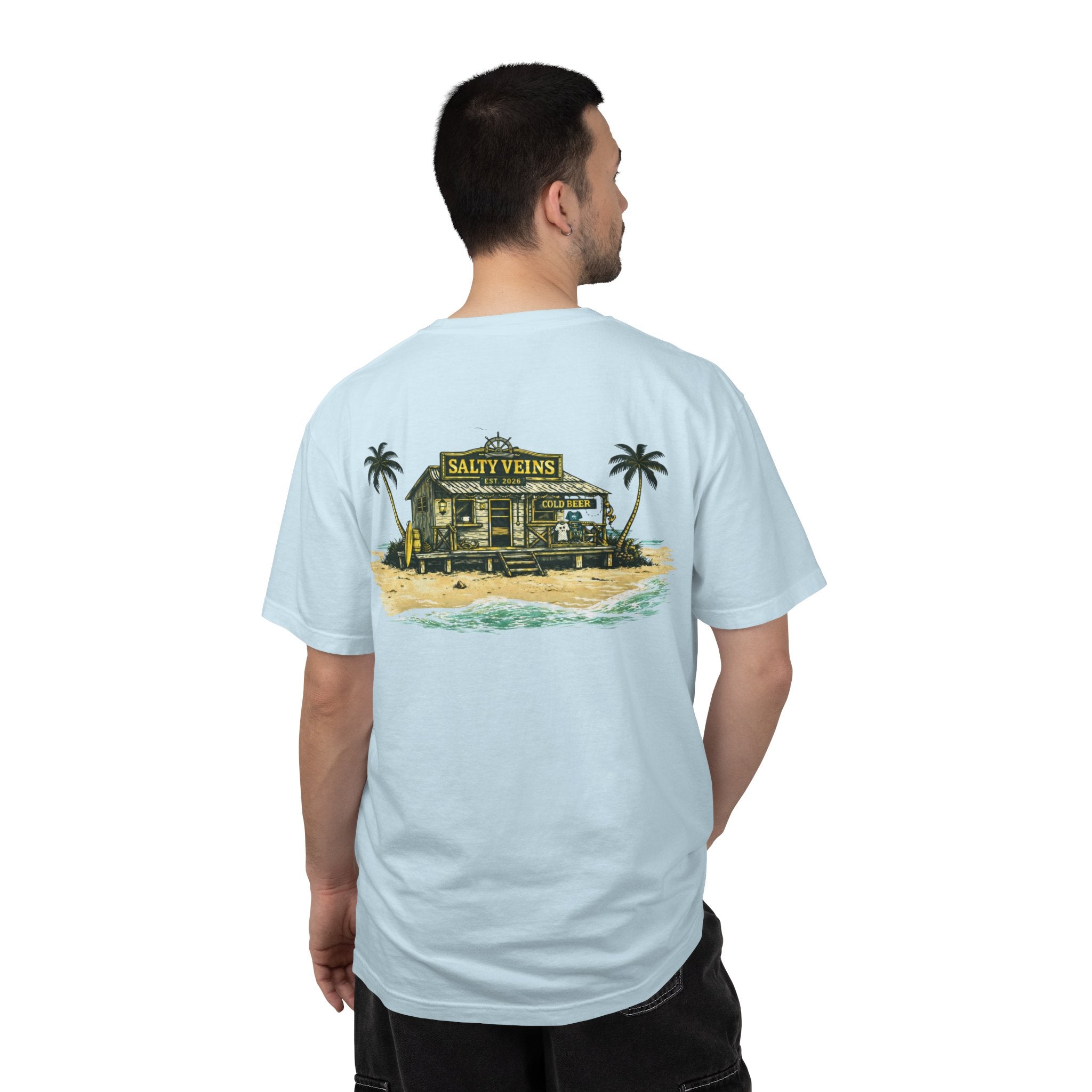 T-shirt Salty Veins Beach Shack