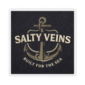 Salty Veins Sticker — "Built for the Sea" Kiss-Cut Vinyl