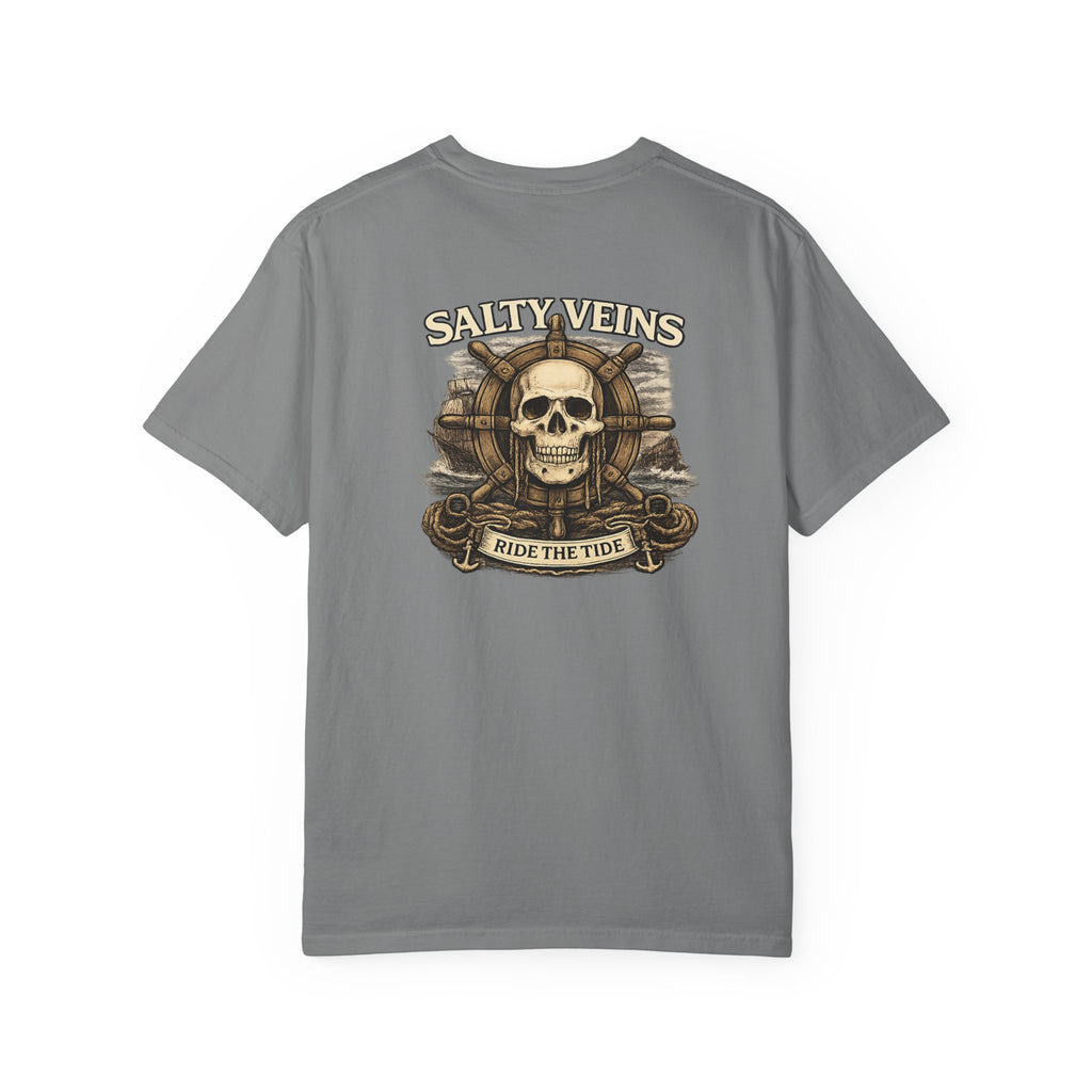 T-shirt Crâne & Casque Salty Veins