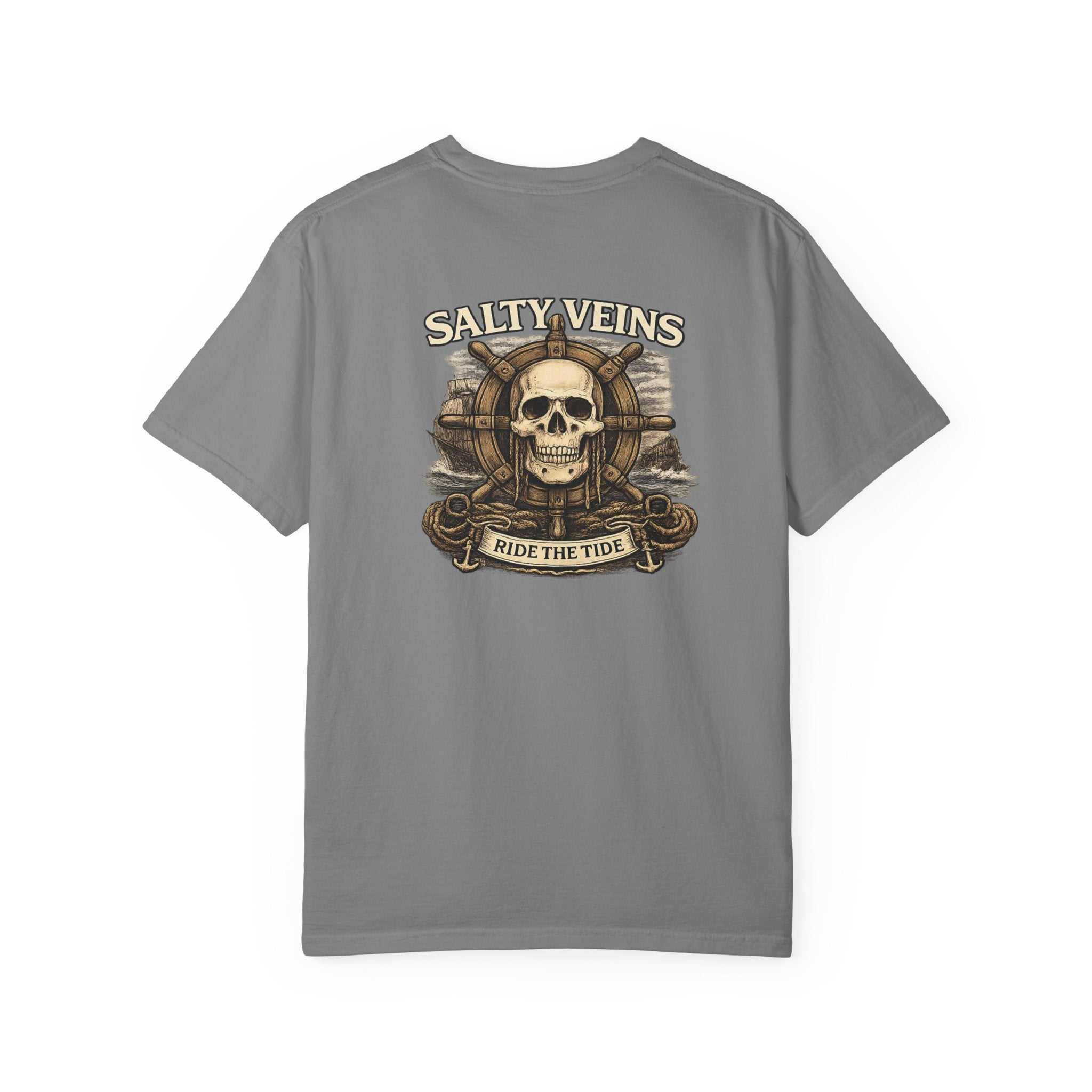 T-shirt Crâne & Casque Salty Veins