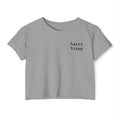 Salty Veins Crop Top — Nautical Lobster Tee