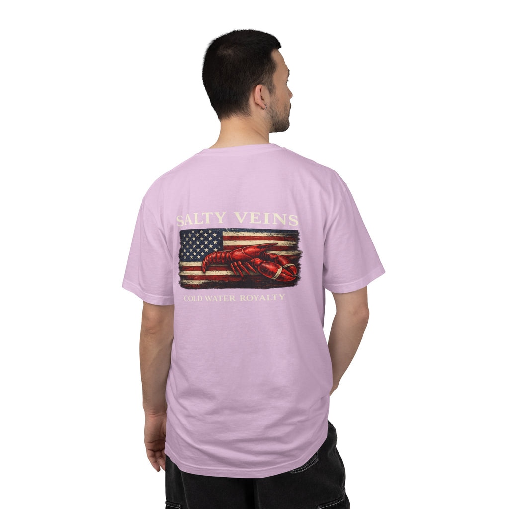 Salty Veins Cold Water Royalty Lobster Tee