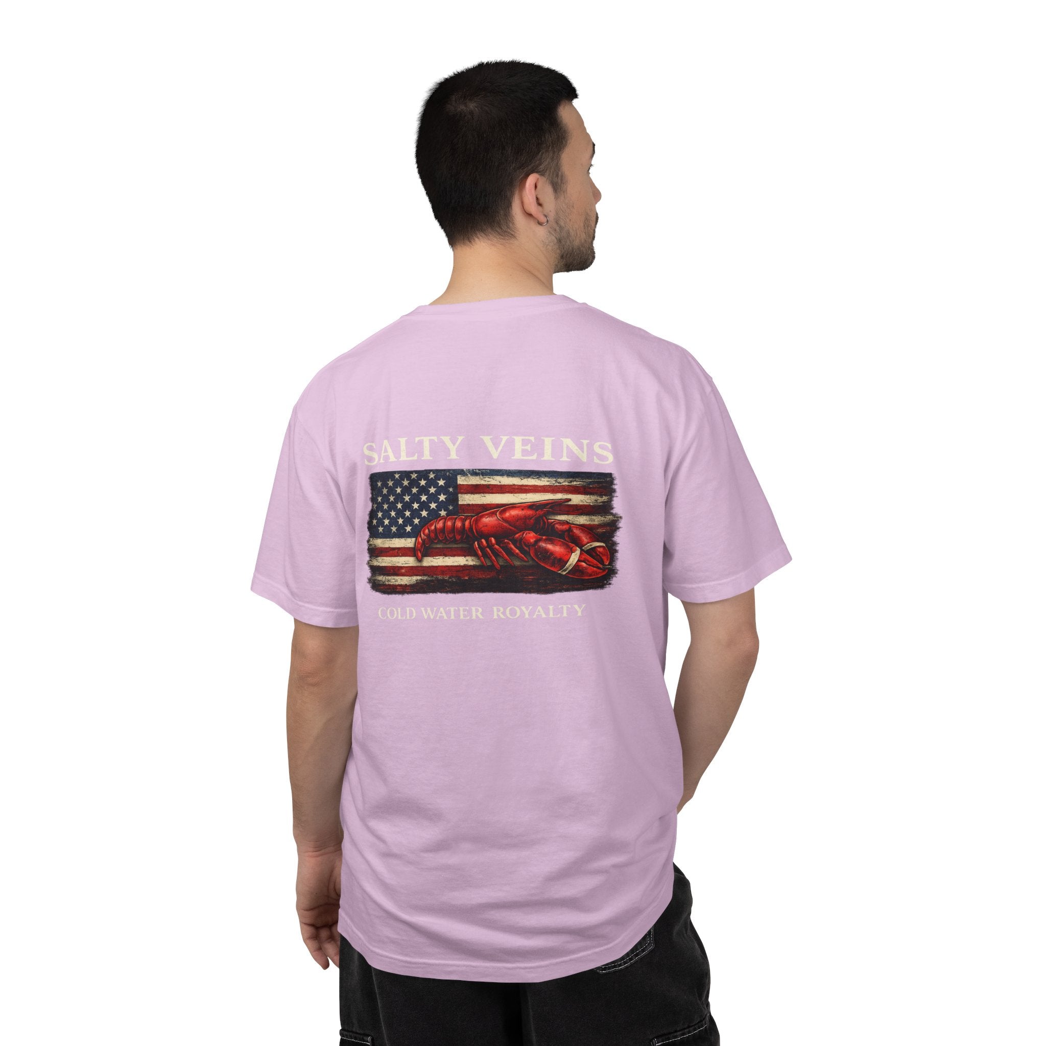 Salty Veins Cold Water Royalty Lobster Tee