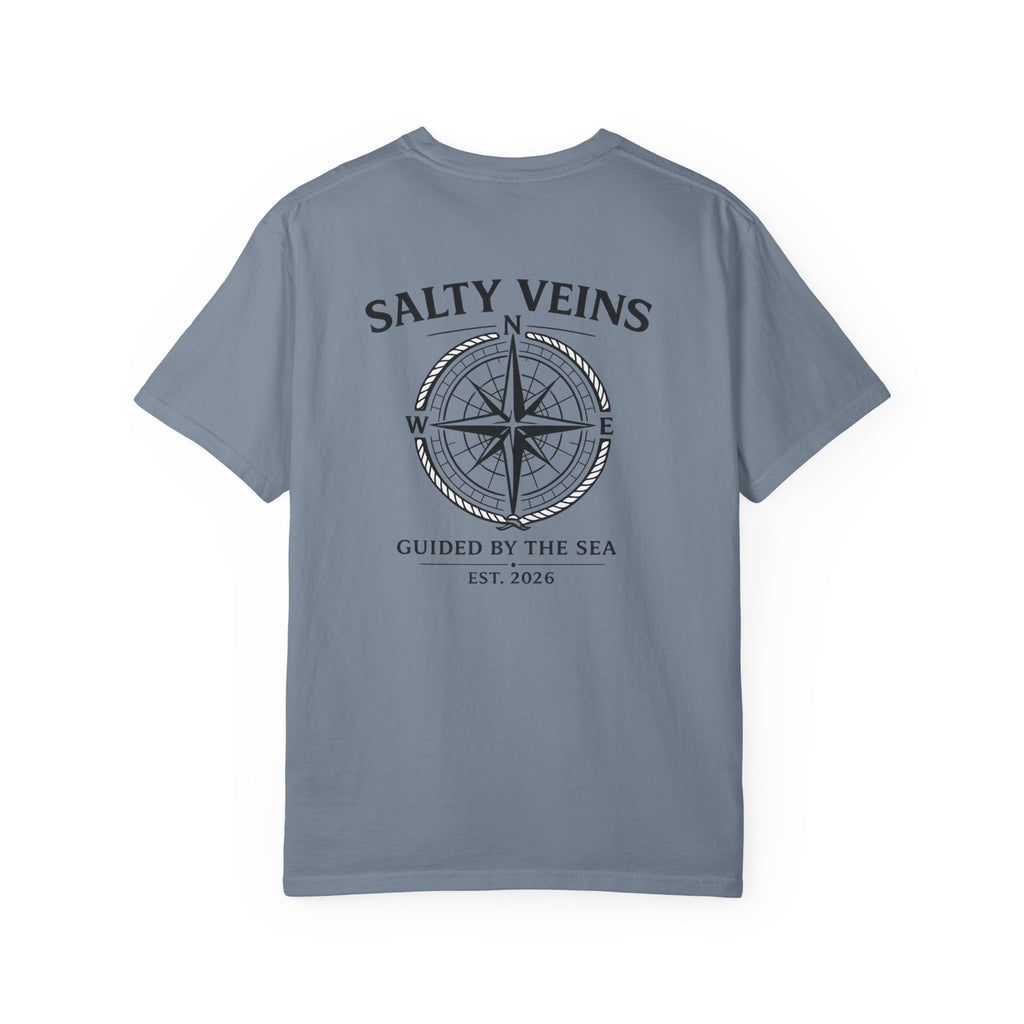 T-shirt "Guided by the Sea" Rose des Vents Salty Veins