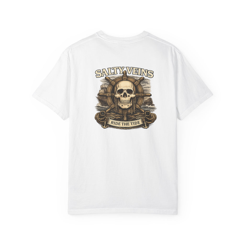 T-shirt Crâne & Casque Salty Veins