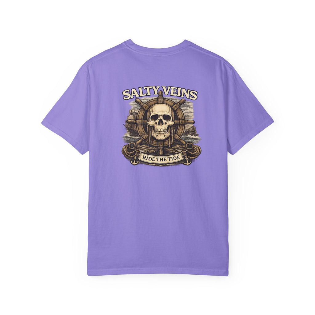 T-shirt Crâne & Casque Salty Veins