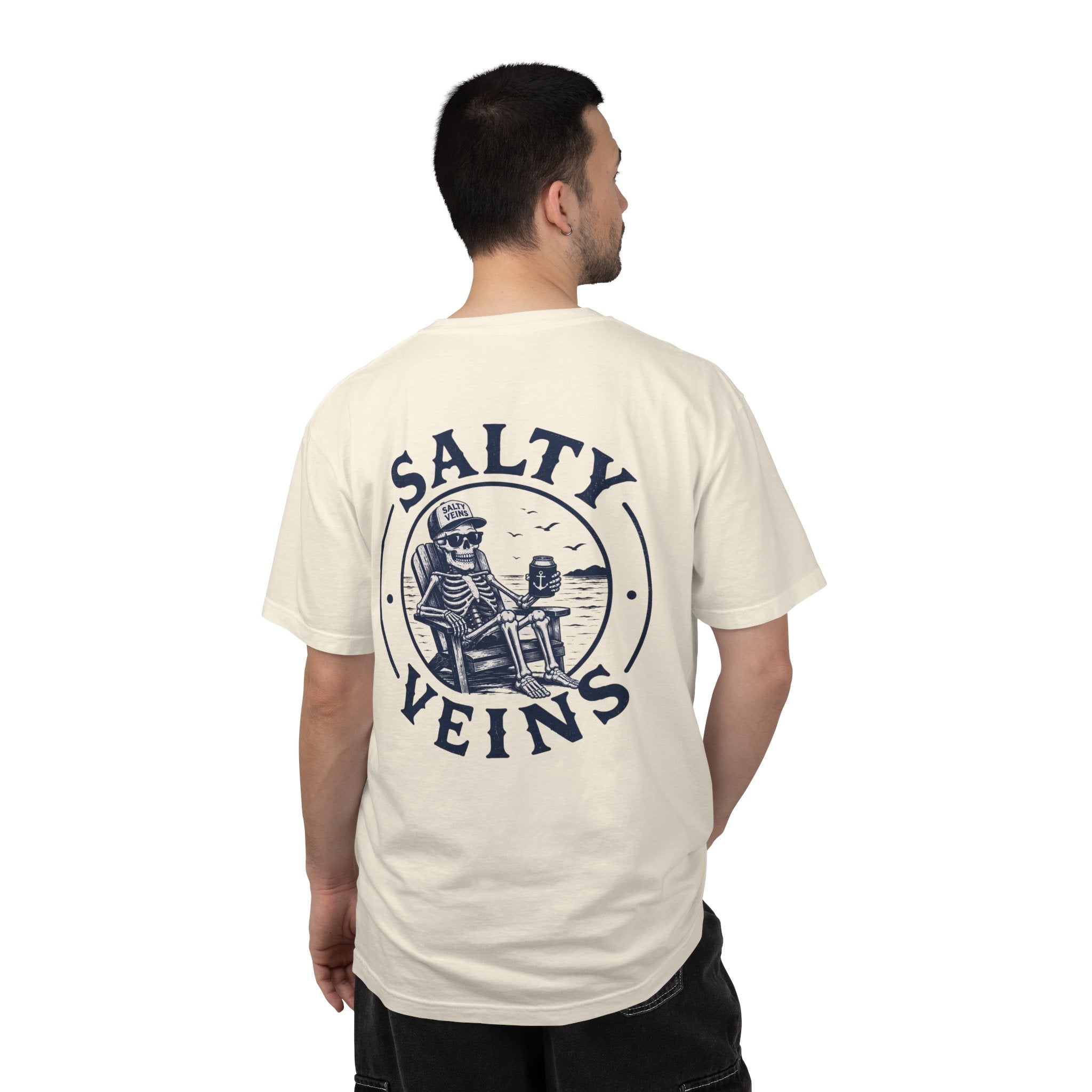 Salty Veins Off the Clock Tee