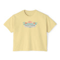 T-shirt ample femme Salty Veins – Coucher de soleil sur la plage