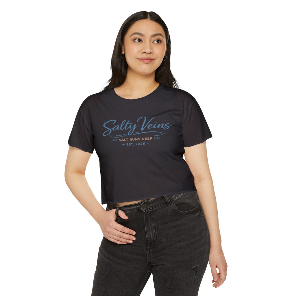 Salty Veins Crop Top