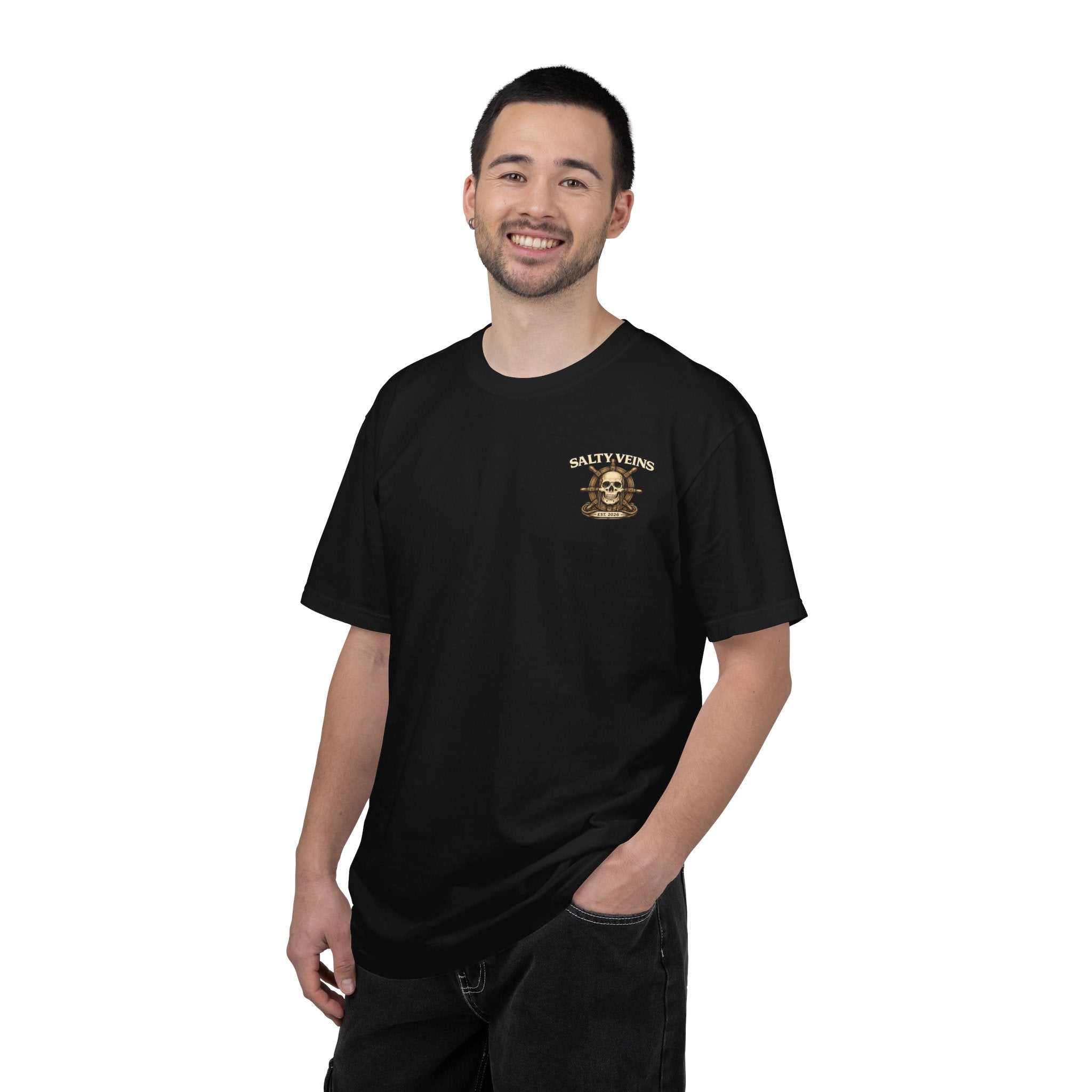 T-shirt Crâne & Casque Salty Veins