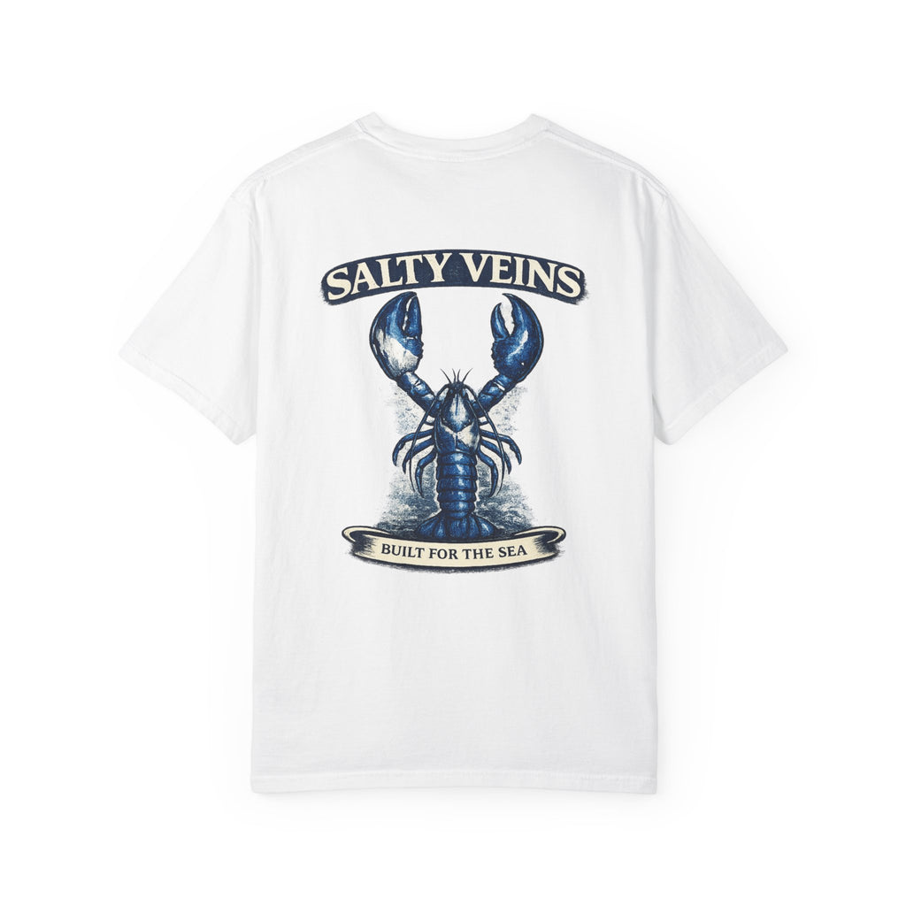 Salty Veins Blue Lobster Tee