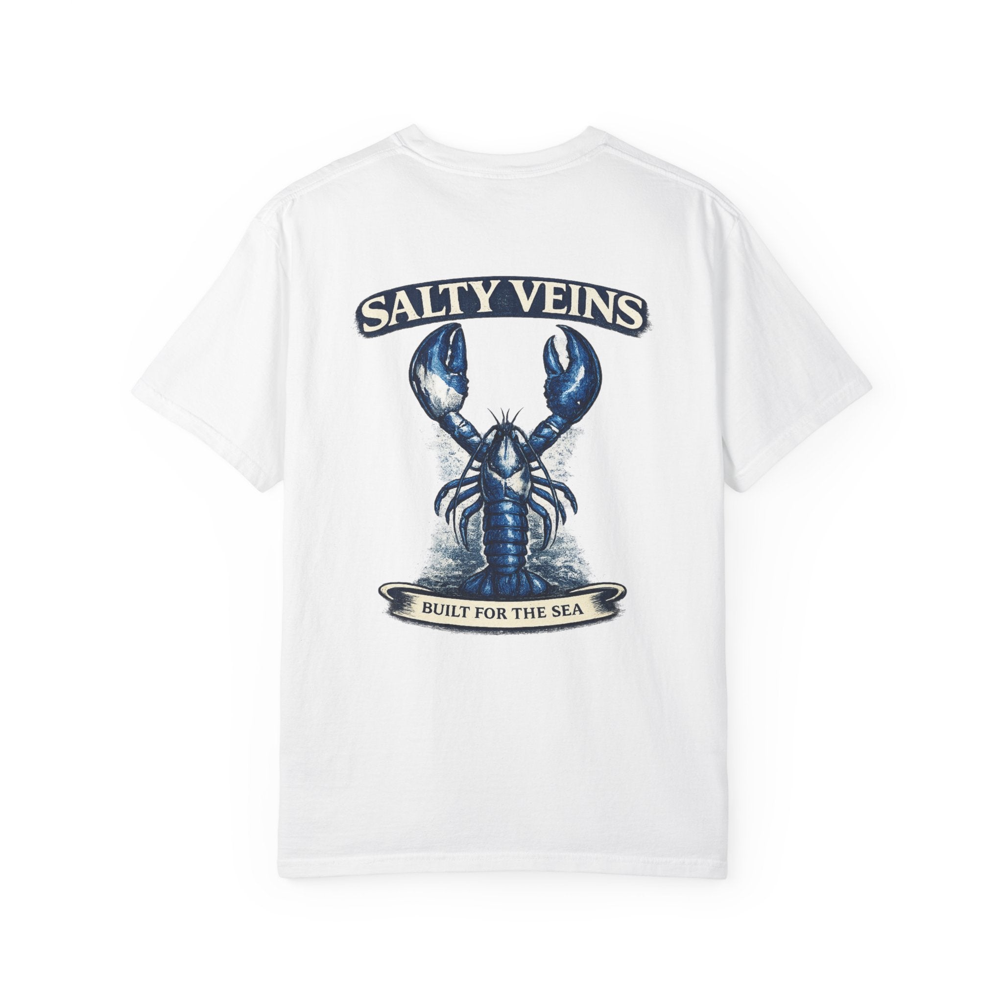 Salty Veins Blue Lobster Tee