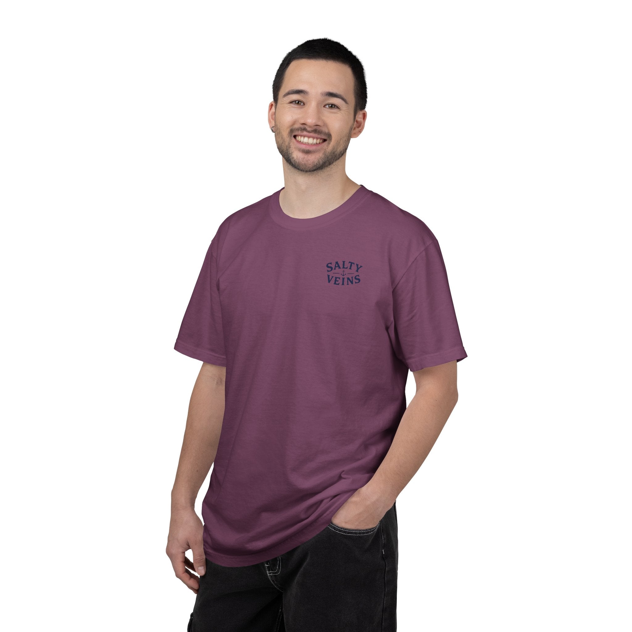 Salty Veins Off the Clock Tee