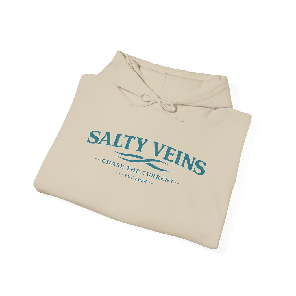 Salty Veins Hoodie — Chase the Current Sweatshirt