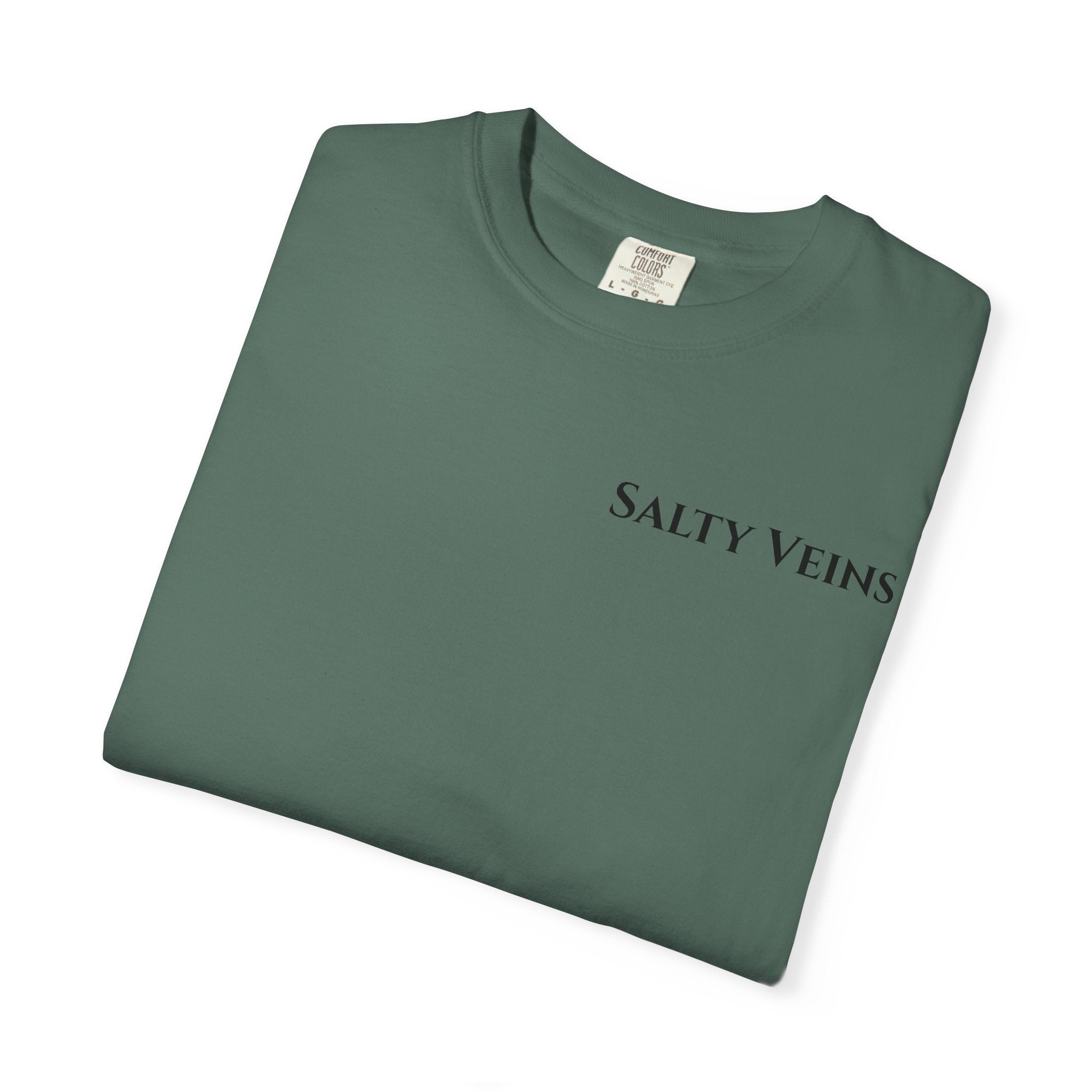 Salty Veins Beach Scene Tee